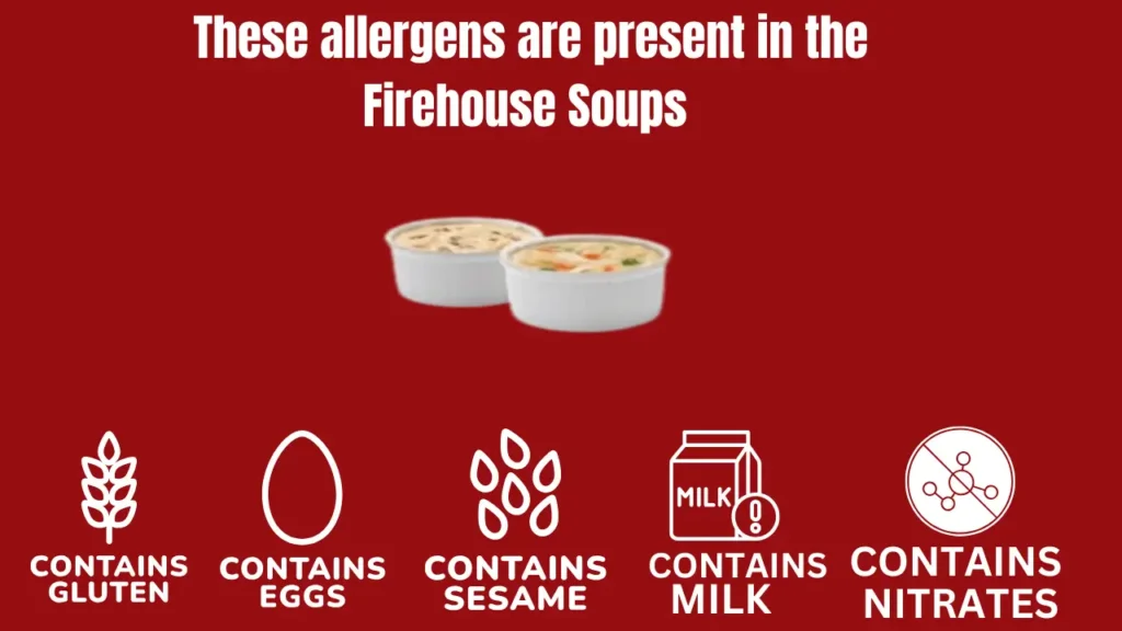 Firehouse Soups 2 Firehouse Soups Allergens