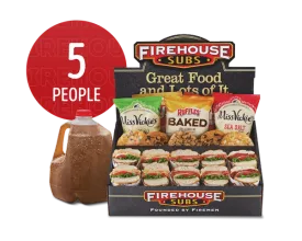 Firehouse Deluxe Half Platter: Subs & Snacks - A Hearty and Flavorful Catering Option 1 Standard Half Platter Subs Snacks