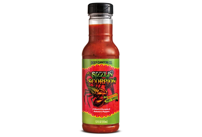Deep Canyon Scorpion Scorching Hot Sauce 1 Scorpion Scorching Hot Sauce