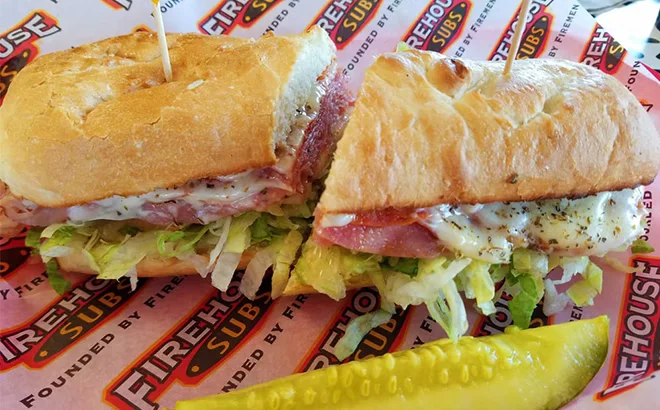 Firehouse Veggie Sub 2 Veggie Sub